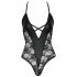 Body Cottelli Party con Motivi Floreali (Nero)  - L