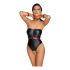 Body Sensuale con Catene per Giochi di Legatura (nero-rosso)  - M