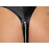 Body Luccicante con Zip Senza Maniche Noir (Nero) 