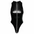 Body Luccicante con Zip Senza Maniche Noir (Nero)  - M