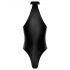 Noir - body lucido con collo alto (nero) - L