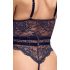 Cottelli - body sexy aperto con cinghie (nero) - M