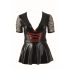 Abito mini scintillante con corsetto rosso Cottelli Plus Size (nero)  - XXXXL