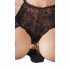 Abierta Fina - Abito Mini Seducente Scintillante (Nero)  - XL