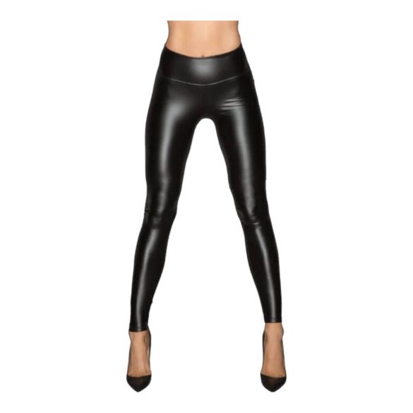 Leggings Neri Lunghi e Brillanti Noir - Fatti a Mano  - L