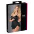 Cottelli - Babydoll leggero e arricciato (nero) - XL