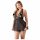 Babydoll "Cottelli Plus Size" con Pizzi e Doppia Tessitura Trasparente (nero) 