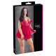 Babydoll Confortevole per il Sonno con Pizzo - Cottelli Taglie Forti (Rosso) 