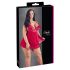 Babydoll Confortevole per il Sonno con Pizzo - Cottelli Taglie Forti (Rosso)  - XL