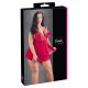 Babydoll Confortevole per il Sonno con Pizzo - Cottelli Taglie Forti (Rosso)  - 2XL