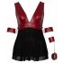 Cottelli Bondage Taglie Forti - babydoll (rosso-nero)