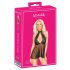 Kissable - Babydoll in pizzo con collo allacciato (nero)