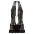 Cottelli - Mini abito in pizzo con collo all'americana (nero) - L