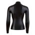 Cottelli - maglia lucida a maniche lunghe da donna (nera) - XL