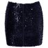 Gonna Luccicante con Paillettes Cottelli Party (nera)  - L