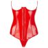 Black Level - corsetto in vinile (rosso) - S