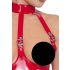 Body Rosso Aperto con Collare Regolabile - Black Level  - XXL