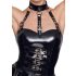 Black Level - body con collo a fascia (nero)