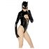 Black Velvet - body Batwoman a maniche lunghe (nero)