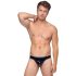 Tanga Maschile Lucido in Vernice - Black Level 