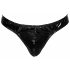 Tanga Maschile Lucido in Vernice - Black Level 