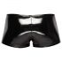 Black Level - Shorts uomo con cerniera e dettagli a coste (nero)