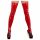 LATEX - calze da donna (rosso) - S/M