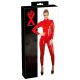 LATEX - tutina a maniche lunghe da donna (rossa)