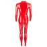 LATEX - tutina a maniche lunghe da donna (rossa) - S