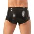 LATEX - Boxer con guaina fallica (nero) - L/XL