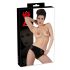 LATEX - slip donna con dildo interno (nero)