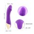 Mrow Real Lover - vibratore realistico ricaricabile e impermeabile (viola)