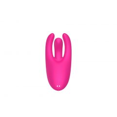   Vibratore per clitoride ricaricabile Mrow" con 3 motori e stelo ondeggante (rosa)"