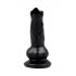 Compagno Fedele - Dildo Canino con Testicoli - 12cm (nero) 