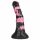 Cattivo Cavallo - dildo in silicone a forma di membro equino - 18 cm (nero-rosa)