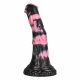 Cavallo Ribelle - Dildo in Silicone a Forma di Attrezzo Equestre - 18cm (Nero-Rosa) 