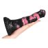 Cavallo Ribelle - Dildo in Silicone a Forma di Attrezzo Equestre - 18cm (Nero-Rosa) 