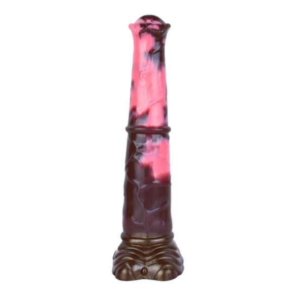 Dildo in Silicone a Forma Equina - 24cm (Marrone-Rosa) 