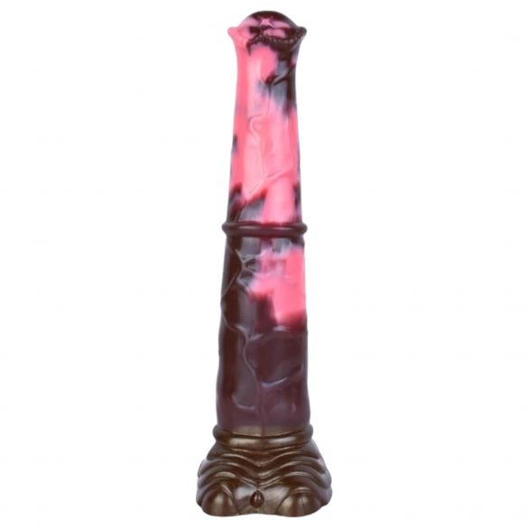 Dildo in Silicone a Forma Equina - 24cm (Marrone-Rosa) 