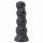 Toppedmonster - dildo a forma di teschio - 22 cm (nero)