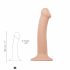 Dildo Realistico Strap-on-me M - Doppio Strato - Misura Media (Naturale) 