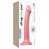 Dildo Strap-on-me Metallic Shine Medio - Ipoallergenico - Rosa Metallizzato 