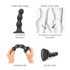 Strap-on-me Balls M - Dildo con base e sfere (nero)