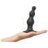 Dildo a Palla con Piedistallo - Strap-on-me Perline S (nero) 