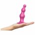 Dildo con Ventosa e Perle Strap-on-me Beads S - Rosa 