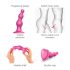 Dildo con Ventosa e Perle Strap-on-me Beads S - Rosa 