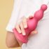 Dildo con Ventosa e Perle Strap-on-me Beads S - Rosa 