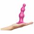 Strap-on-me Beads M - dildo con perline e base (rosa)