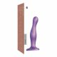 Dildo Curvy M Ondulato con Base - Strap-on-me (viola) 