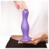 / Strap-on-me Curvy L - dildo ondulato con base (viola)